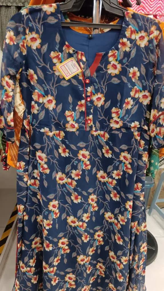 [JH8978] Mix Floral Rayon Kurti